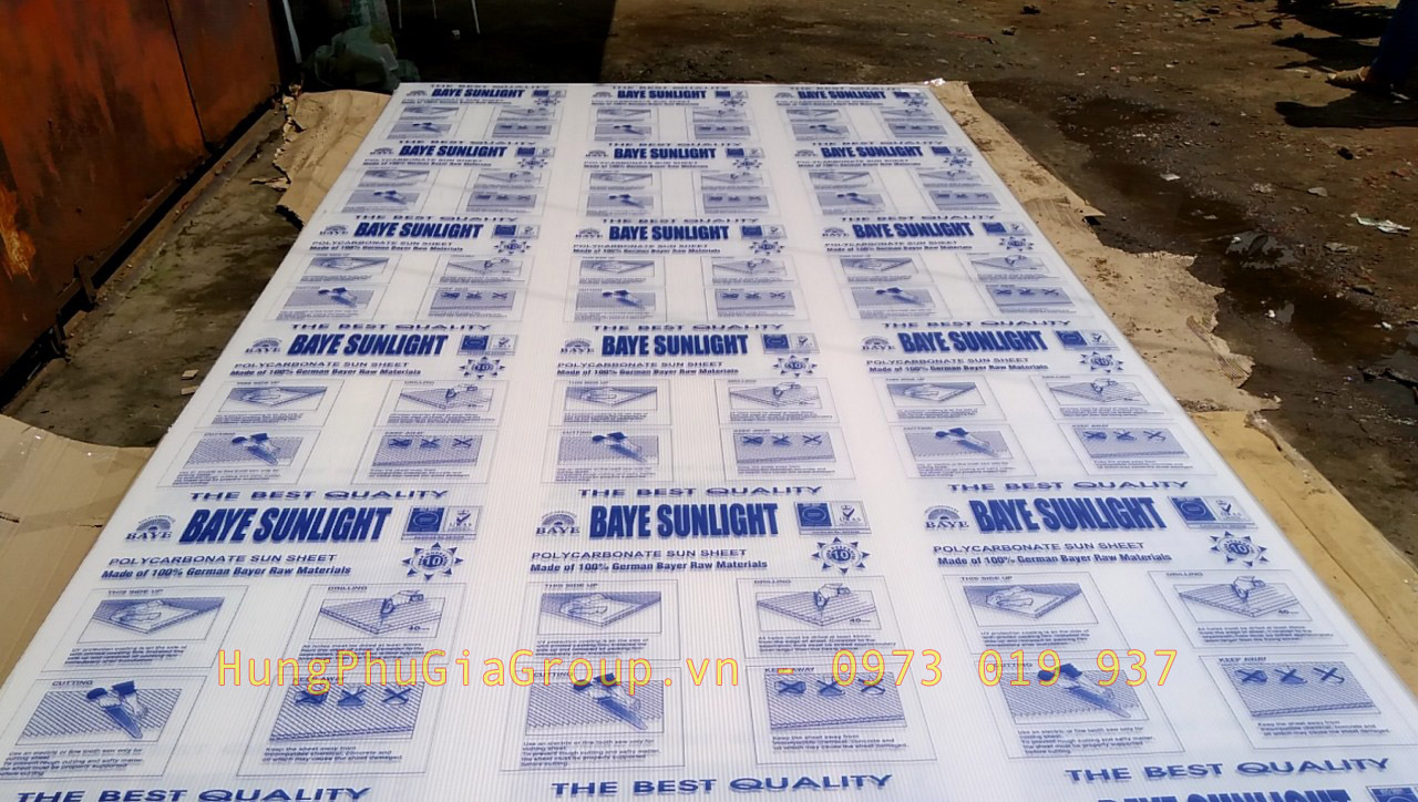 Tấm lợp lấy sáng poly Baye sunlight