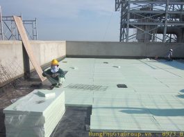 xốp chống nóng mái bê tông