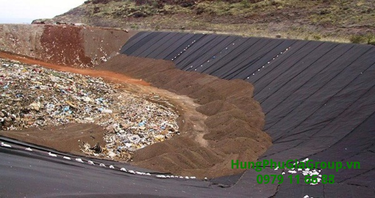 Màng HDPE lót đáy bãi rác