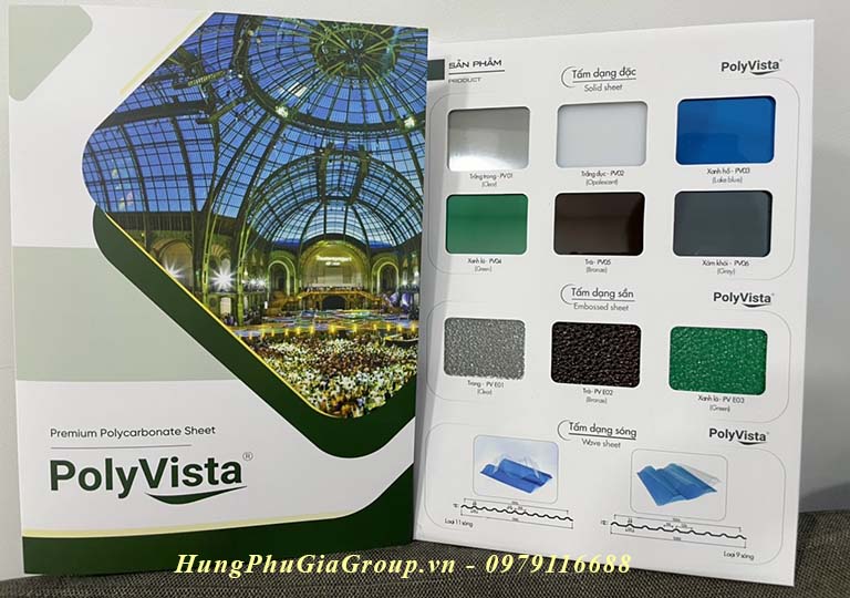 Catalogue tấm Poly Vista thương hiệu Việt Nam