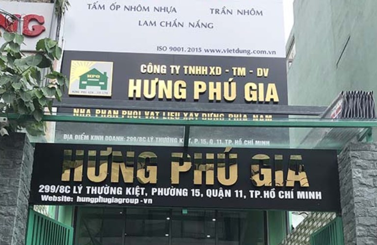 Hưng Phú Gia cung cấp tấm Alu ngoài trời 