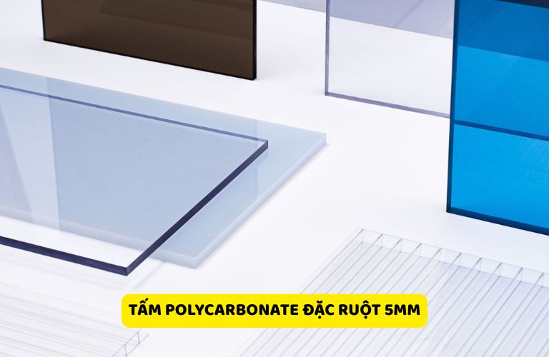 Tấm Polycarbonate đặc ruột 5mm
