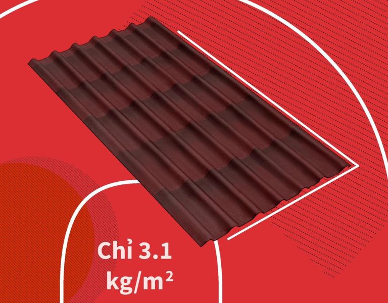 Trọng lượng nhẹ, dễ thi công