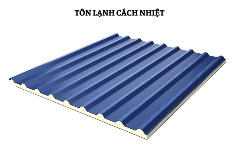 Tôn lạnh cách nhiệt (tôn xốp, tôn PU, tôn PE)