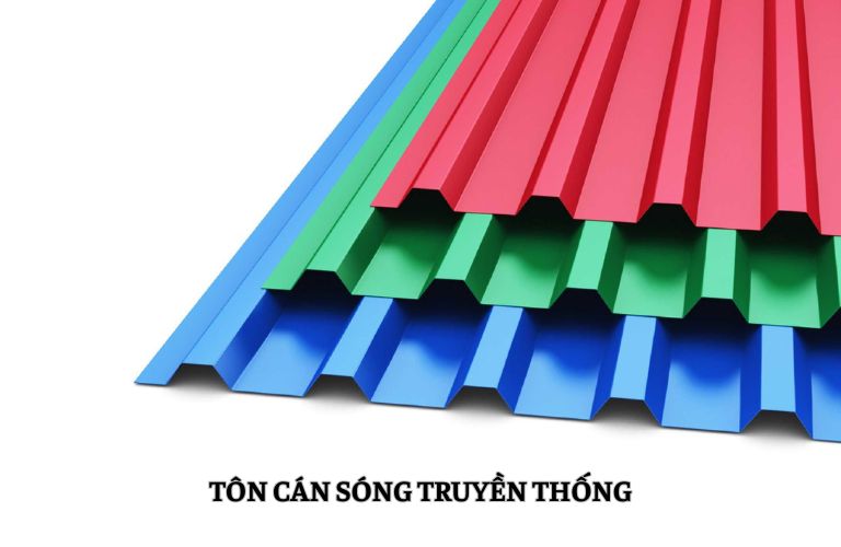 Tôn cán sóng truyền thống