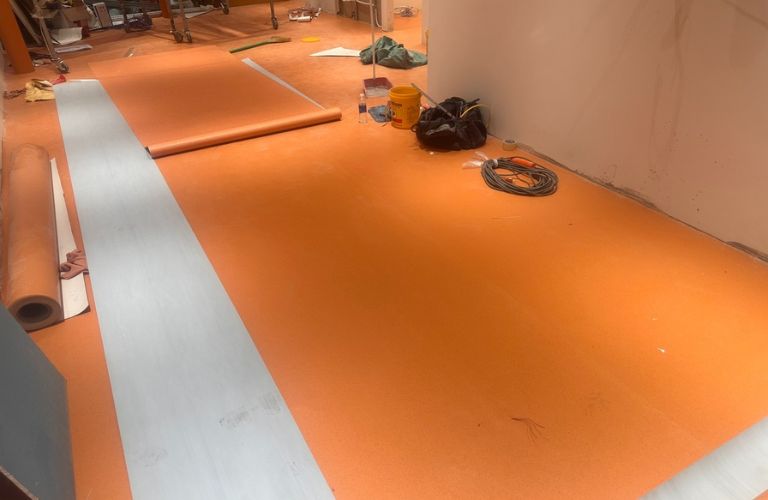 Tấm trải sàn PVC loại dày màu trơn