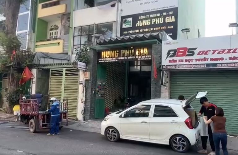 Hình ảnh mặt tiền công ty Hưng Phú Gia tại TP.HCM
