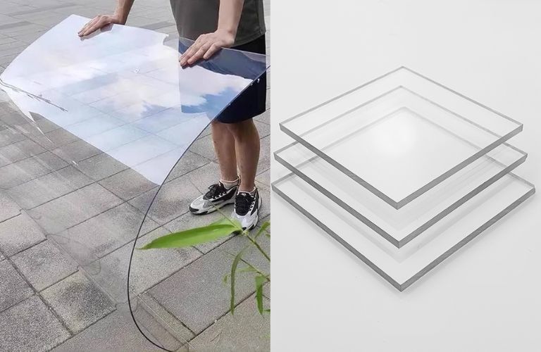 Tấm nhựa Poly dẻo trong suốt