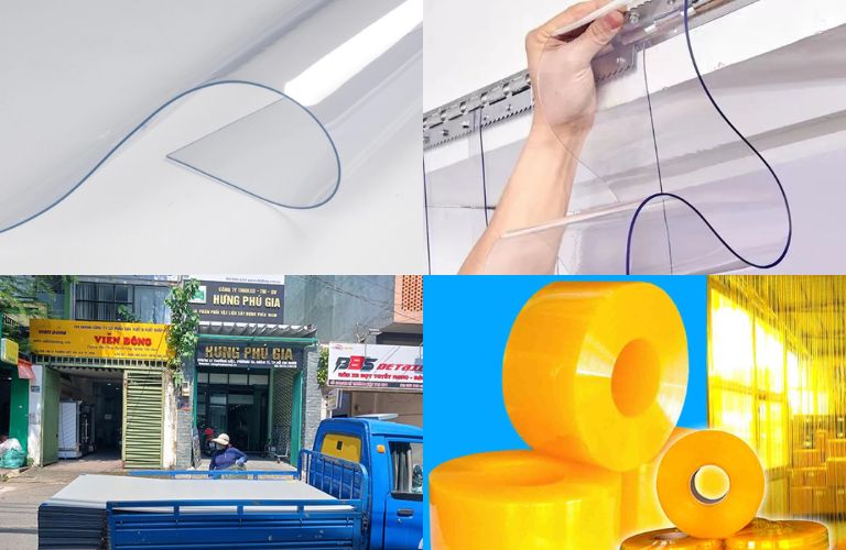 Hưng Phú Gia cung cấp rèm nhựa PVC trong suốt chất lượng