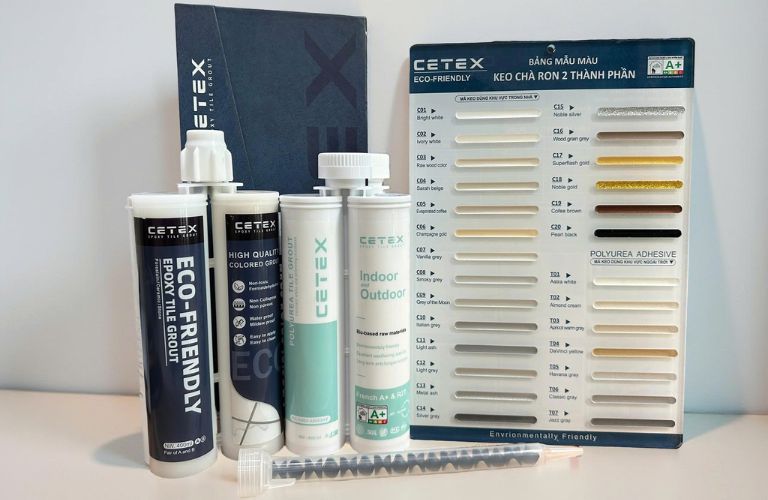 Keo chà ron Epoxy và keo xử lý mạch gạch