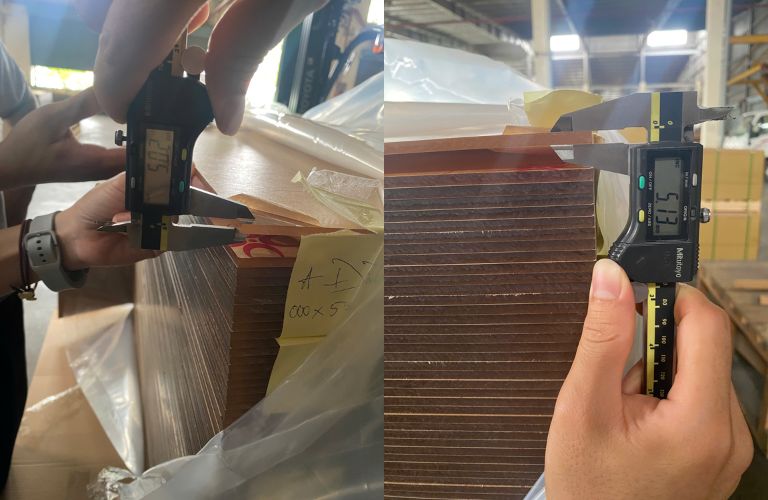 Từng lô mica Chochen đều được kiểm tra
