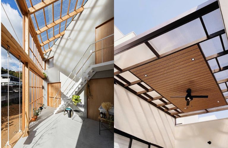 Tấm polycarbonate phù hợp với công trình cần lấy sáng